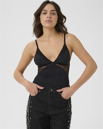 Gestuz - GZCami Lace Top - Black